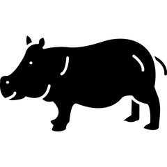 Hippopotamus Icon