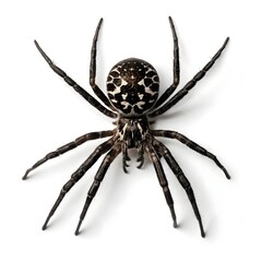 Black and White Spider Close-up