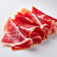 jambon sec en fine tranche - IA Generated