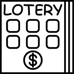 Lottery Documents Icon