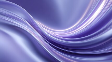 Fototapeta premium Abstract flowing lines in soft purple tones create a smooth, elegant texture.