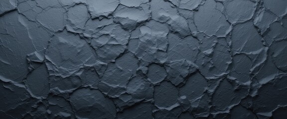Dark Slate Texture Deep Grooves and Gray-Black Tones - High-Resolution Image