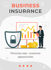 Business Insurance Services Advertising Banner.