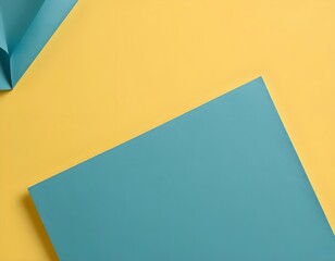 Abstract Yellow and Teal Background