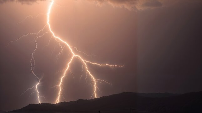 lightning in the night
