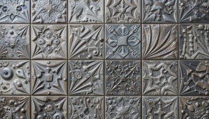 Intricate Textured Tiles A Collection of Raised Patterned Tiles for Dimensional Design
