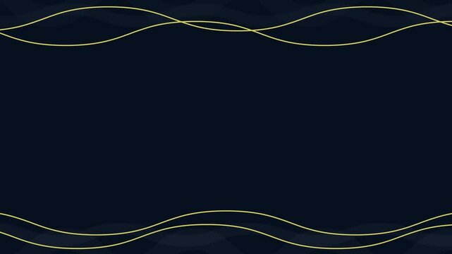 ark blue background with gold line