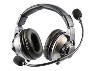 Professional grade headset with noise cancelling microphone for clear communication and gaming