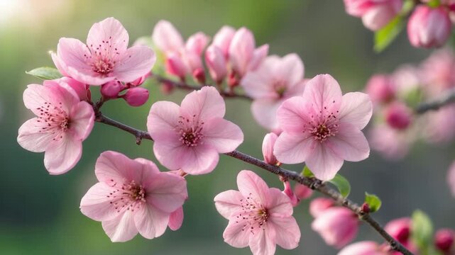 Kashmiri apple tree in bloom