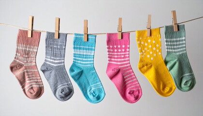 干している靴下