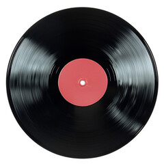 Vinyl Record Black and Red Music Analog Classic