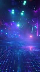 Futuristic club lightshow