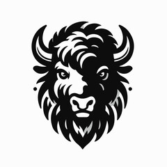 Obraz premium bison vector illustration