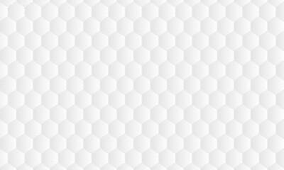 Golf ball pattern. Golf ball texture background. Hexagon seamless pattern. White honeycomb background.