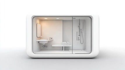 Modern Portable Modular Bathroom Unit