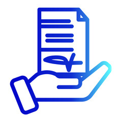 Services Icon # Notary Pack Themes # Outline Gradient Style