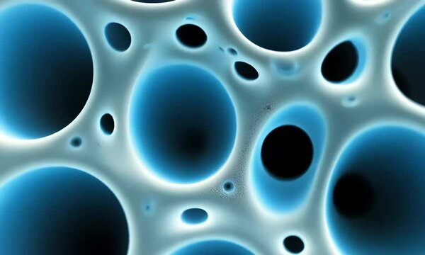 Porous structure macro detail