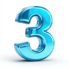 A vibrant blue male sign in 3D, crafted in a playful cartoon plastic style against a clean white backdrop.