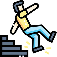 accident (3) illustration on a white background     