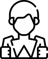 alter ego illustration on a white background     