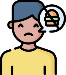 appetite (2) illustration on a white background    