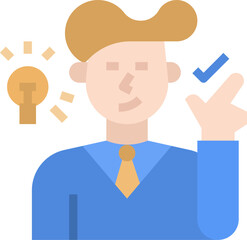 assertive illustration on a white background     