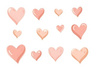 Collection of Love icon in different size