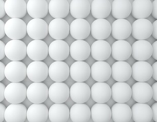 Abstract White Sphere Pattern Seamless Texture Background Design