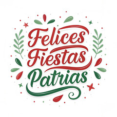 Celebrate Felices Fiestas Patrias with Colorful Design