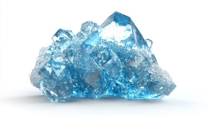 Obraz premium Ice crystals cluster