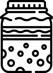 kombucha illustration on a white background     