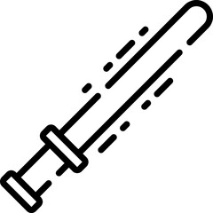laser sword illustration on a white background     