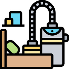 mattress illustration on a white background     