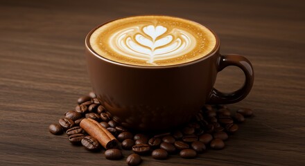 Delicious Espresso with Crema in Macro Photography Style