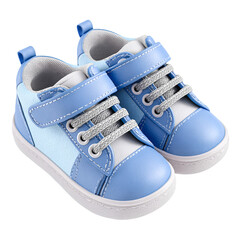 Adorable Baby Blue Sneakers Ready for Playful Adventures