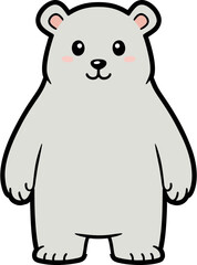 polar bear illustration