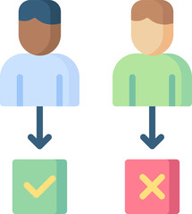 person illustration on a white background    