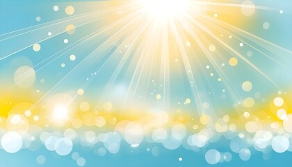 Fototapeta premium Bright Sunny Bokeh Background