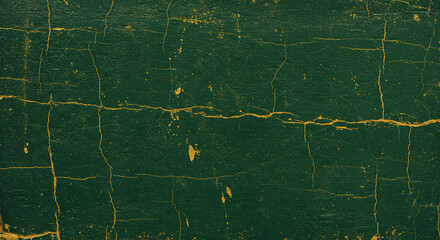 Emerald Crackle: Aged Green Paint Texture