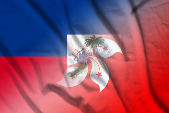 Haiti and Hong Kong political flag transborder negotiation HKG HTI