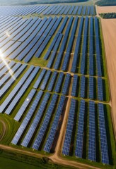 Aerial View of Solar Farm