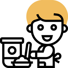social media illustration on a white background     
