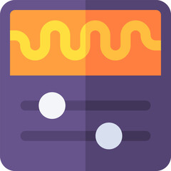 sound controller illustration on a white background     