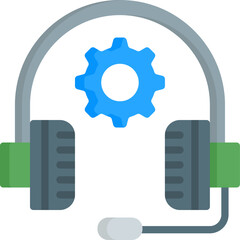 support services illustration on a white background     