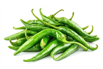 Fresh green chili peppers (1)