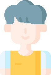 kid illustration on a white background    