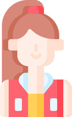 life guard illustration on a white background    