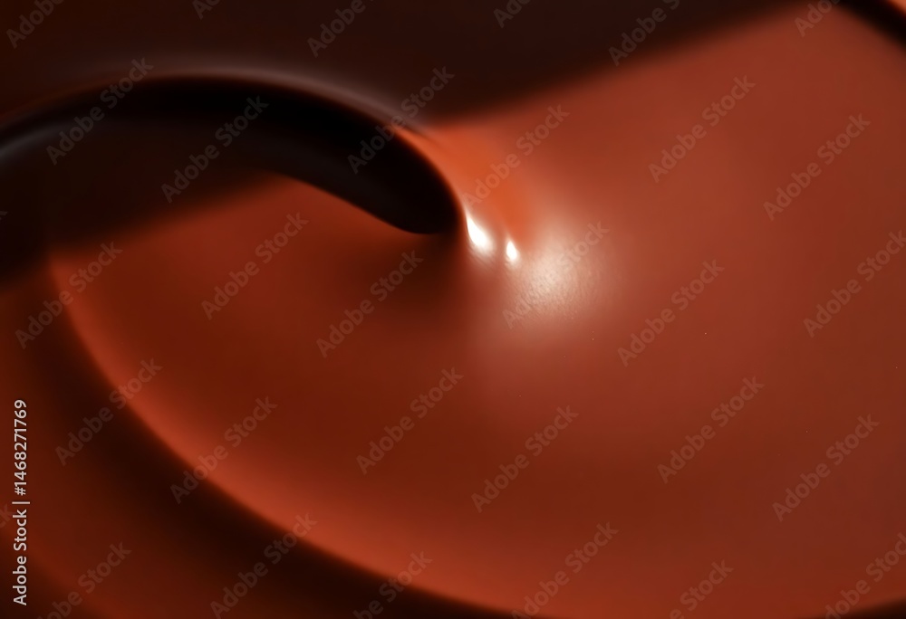Wall mural close up of a brown object with a black handle