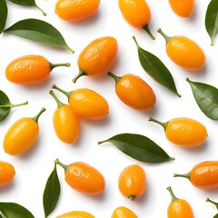 Obraz premium Golden Berries with Leaves