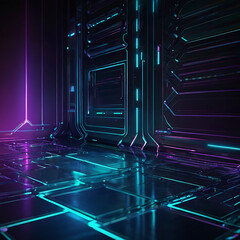 Futuristic Tech Background

